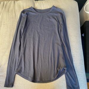 No Boundaries Steel Blue Long Sleeve Shirt